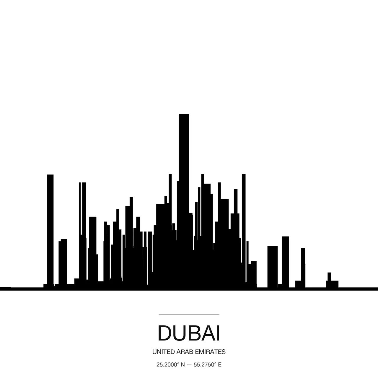 Dubai Skyline Portrait